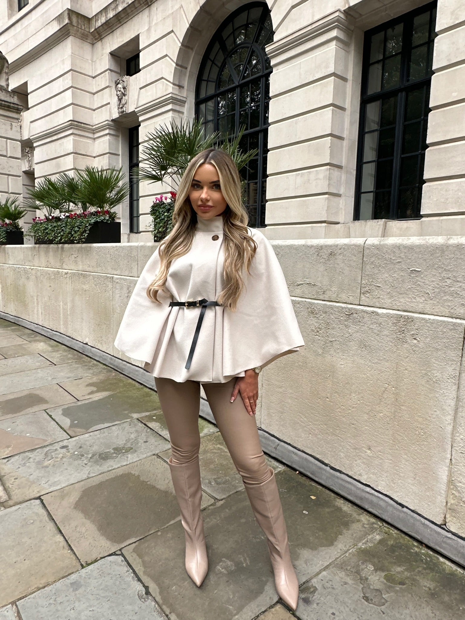 Camille - Bälteponcho