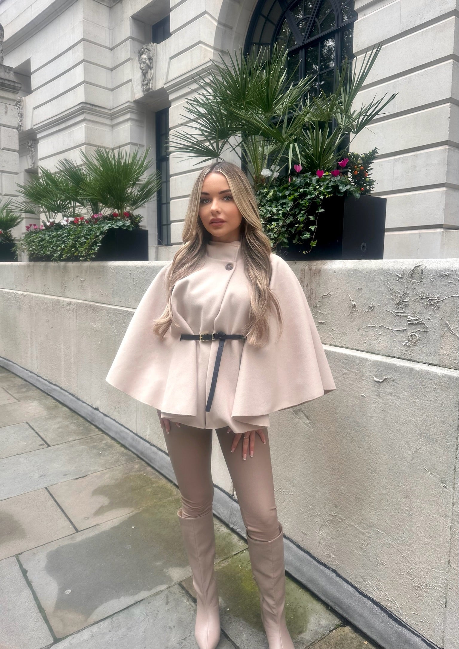 Camille - Bälteponcho