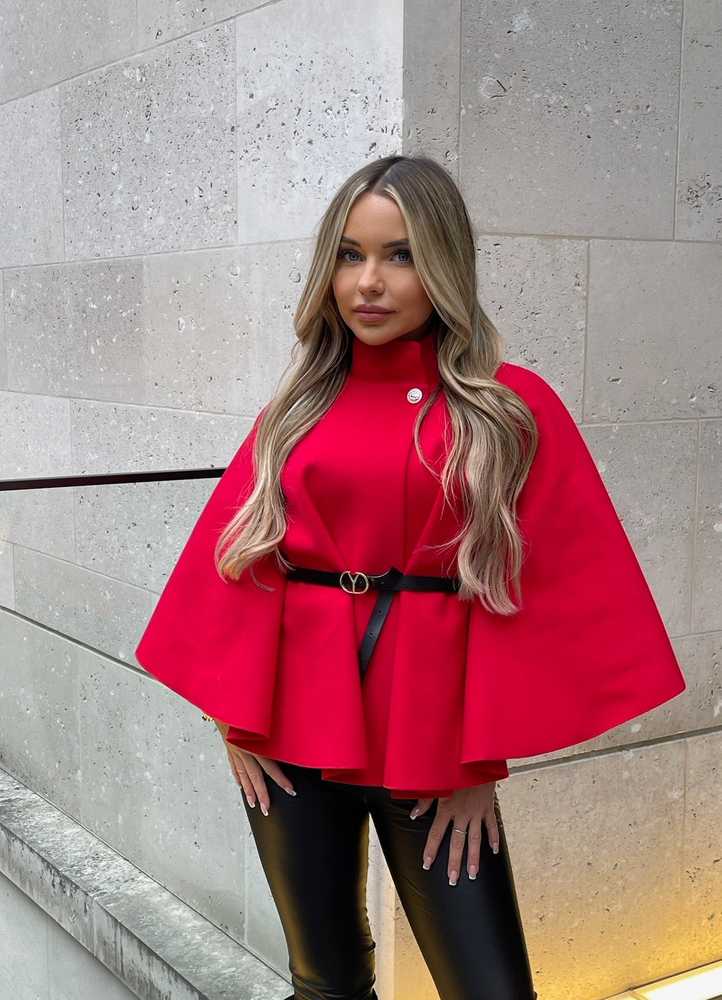 Camille - Bälteponcho