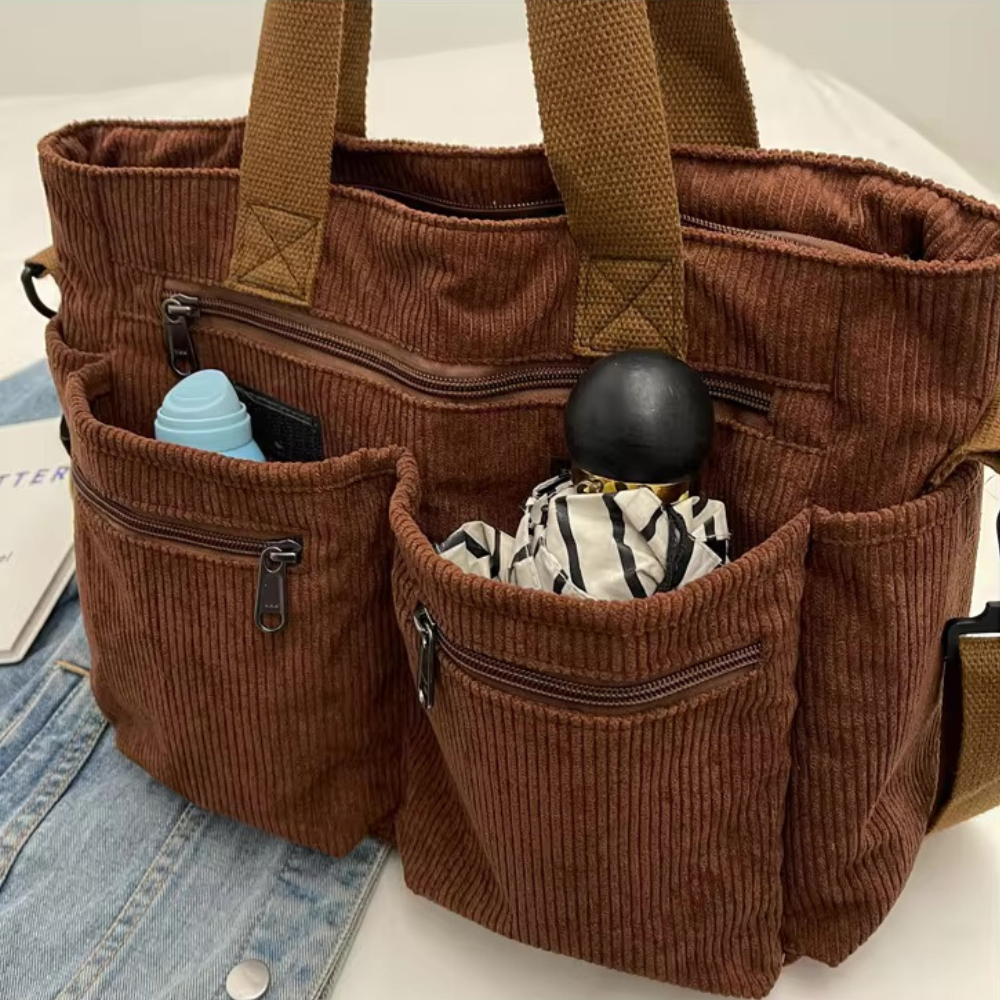 Candela – Väska med dubbel dragkedja