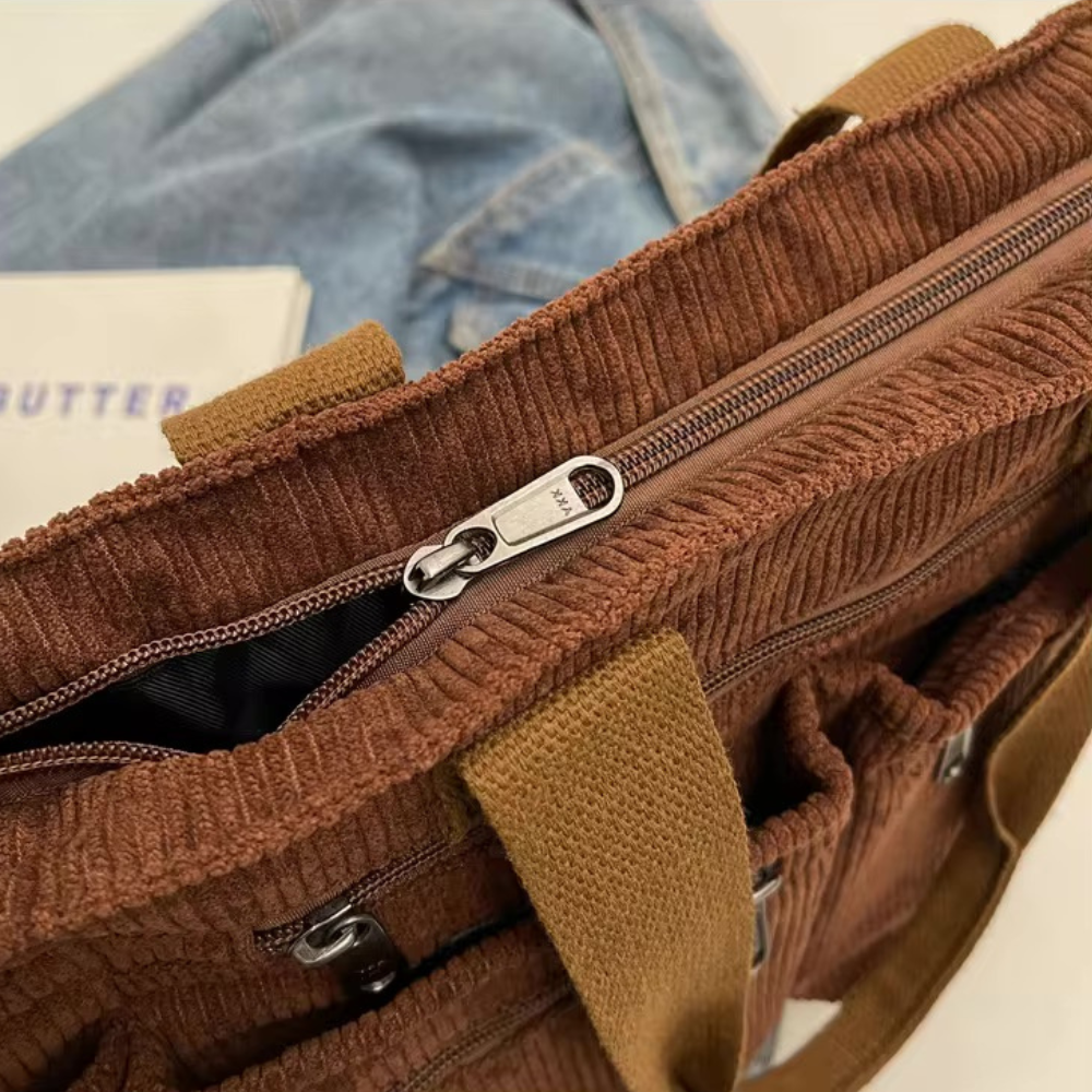 Candela – Väska med dubbel dragkedja