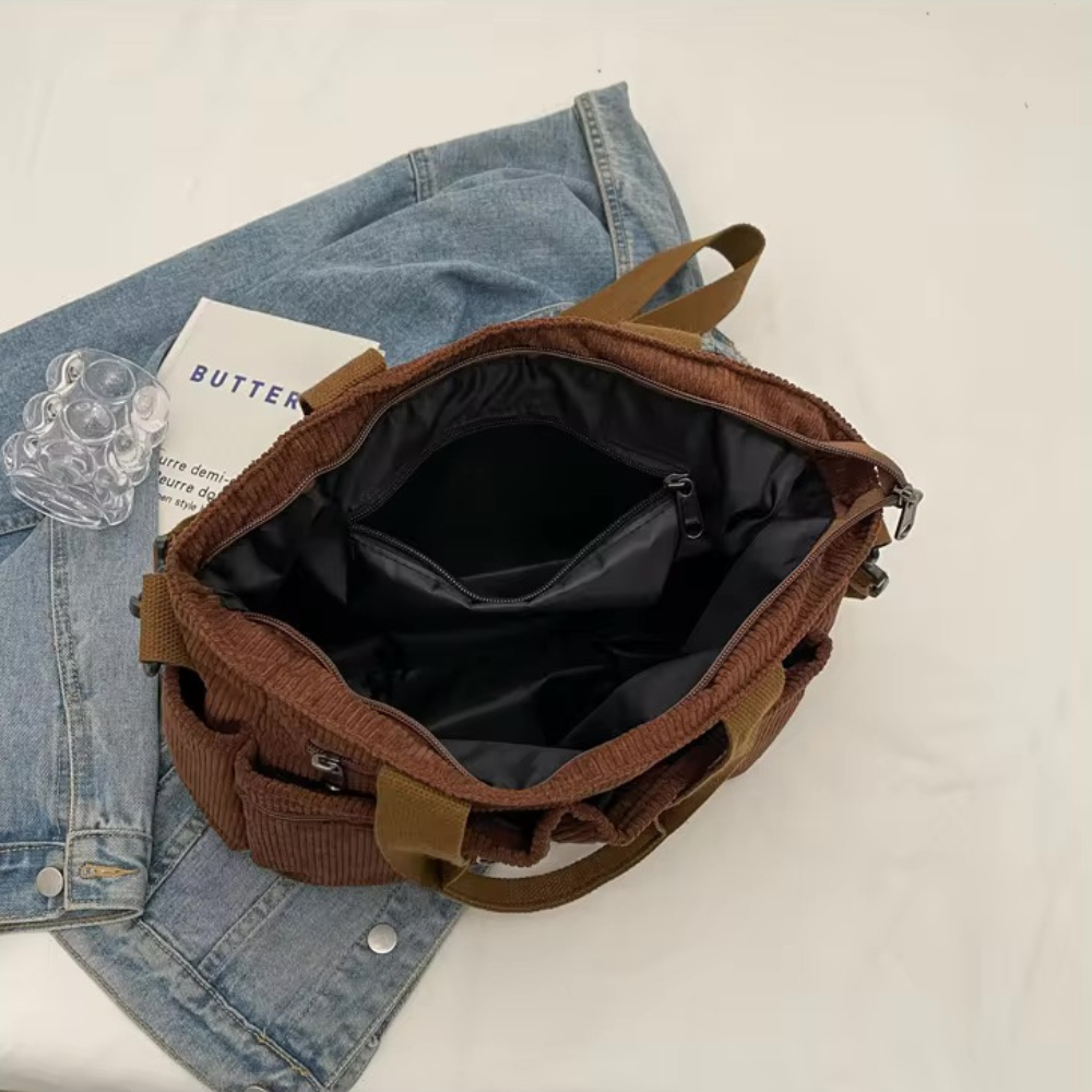 Candela – Väska med dubbel dragkedja