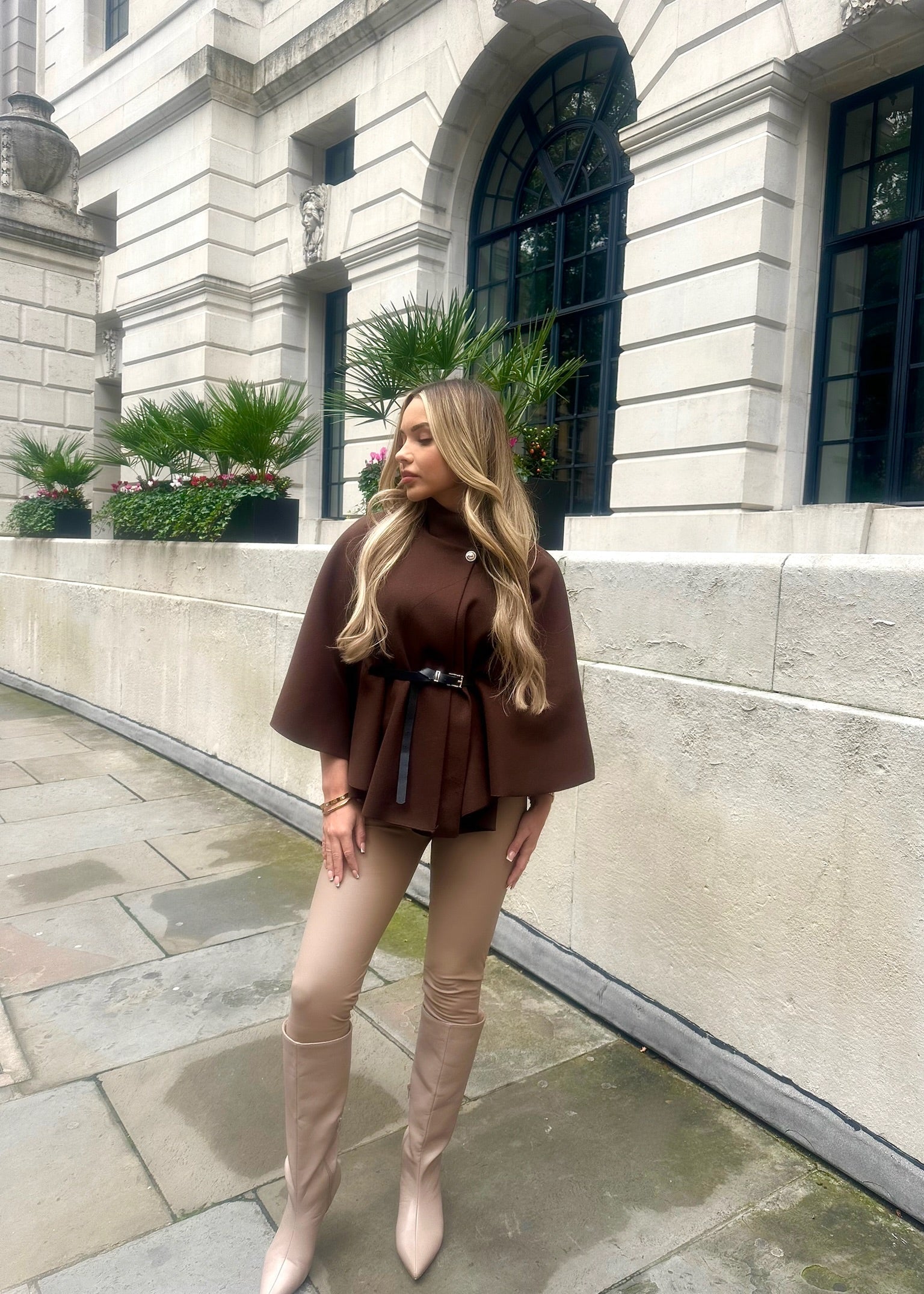 Camille - Bälteponcho