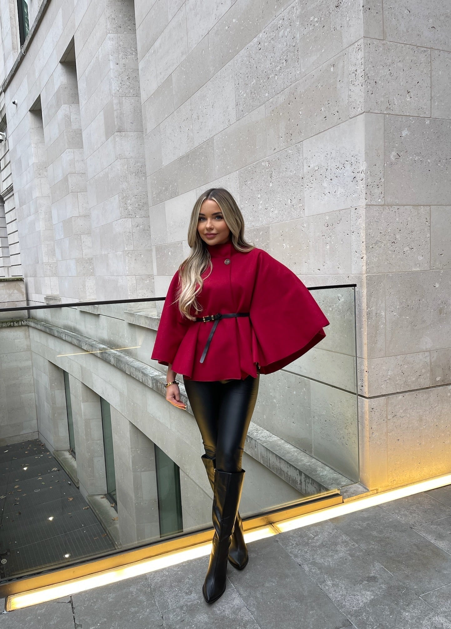 Camille - Bälteponcho